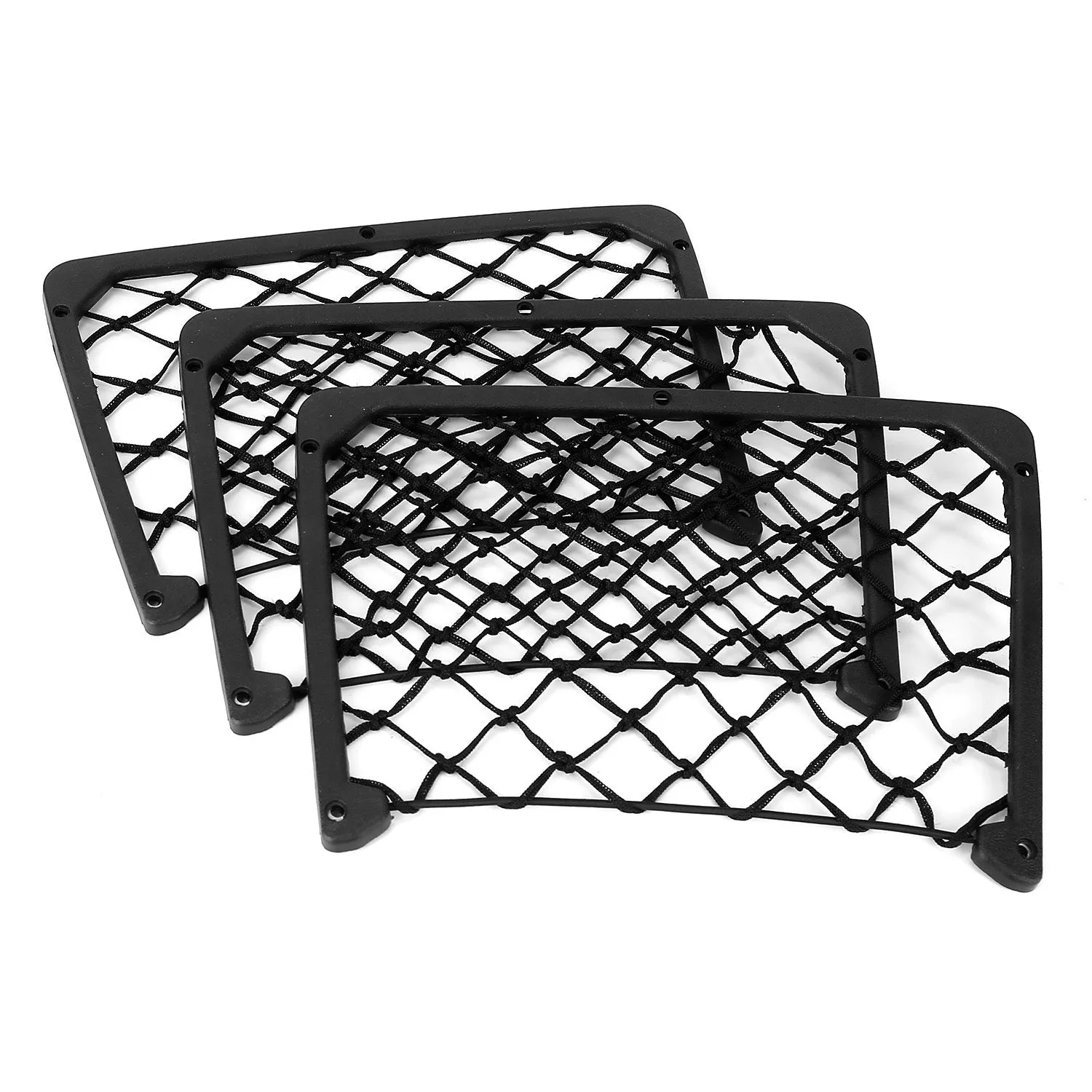 3-Pieces: Mesh Pocket Seat Side Organizer