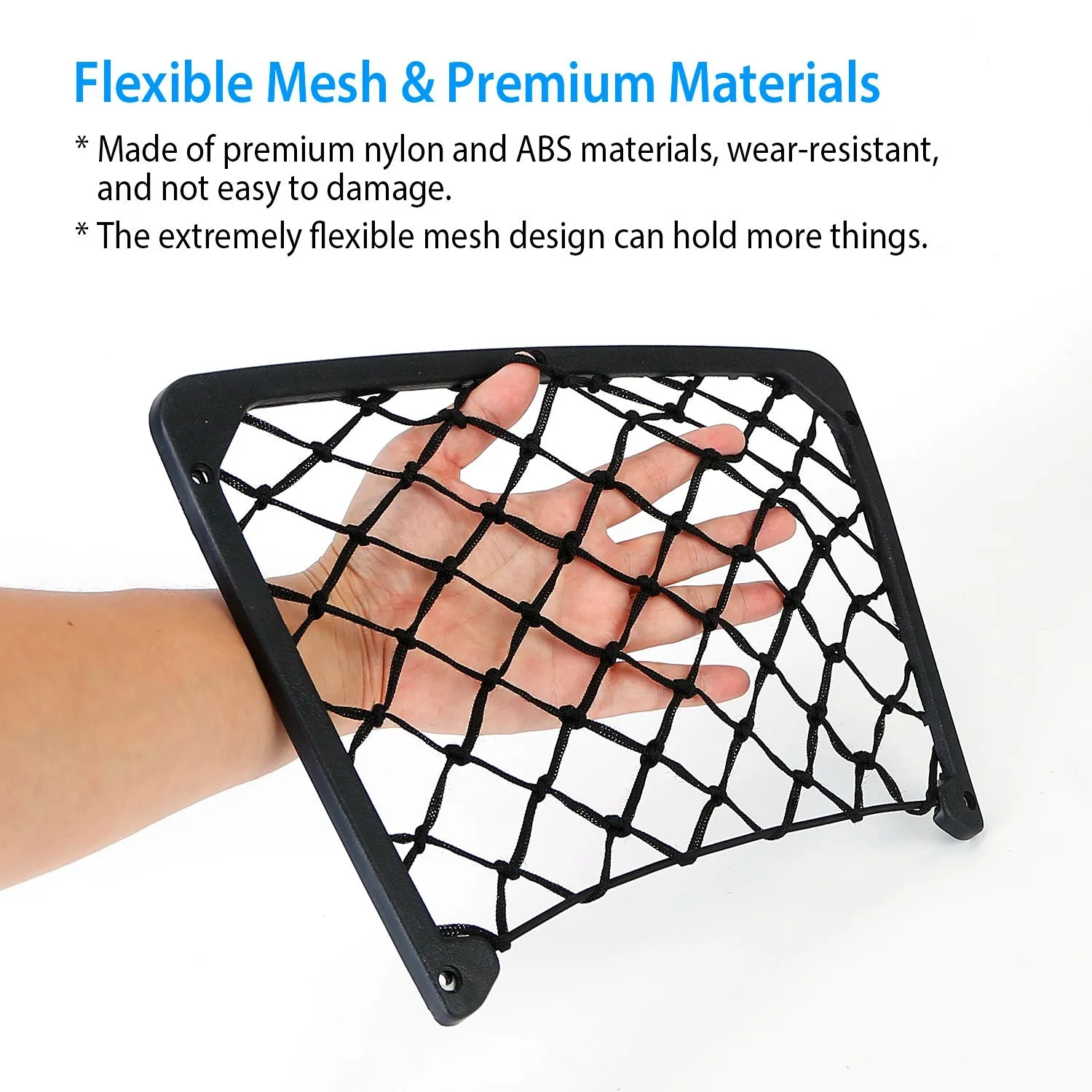 3-Pieces: Mesh Pocket Seat Side Organizer