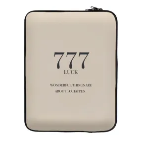 777 - Angel Numbers Laptop Sleeve