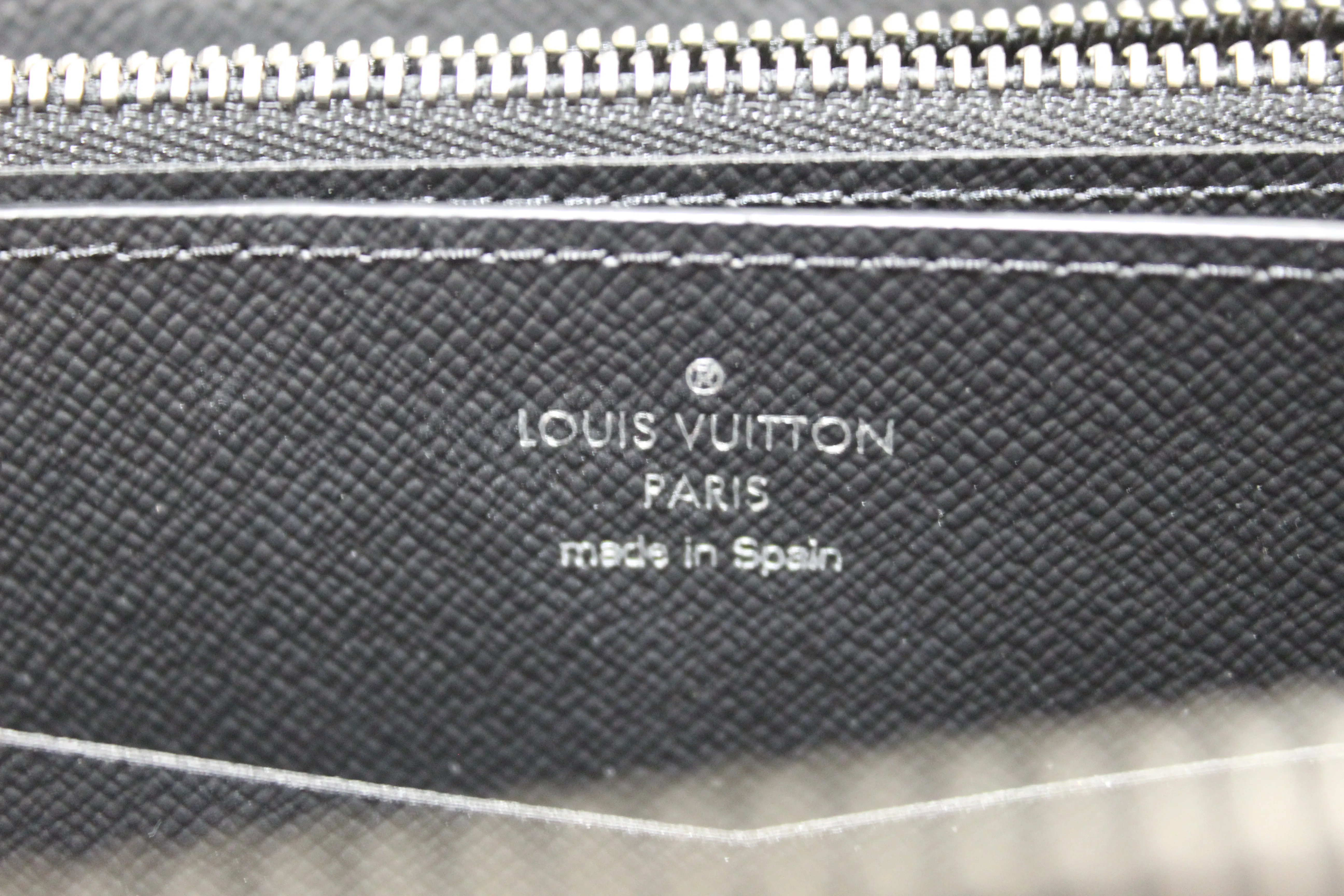 Authentic Louis Vuitton Monogram Eclipse Zippy XL Wallet