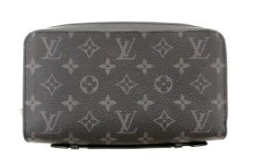 Authentic Louis Vuitton Monogram Eclipse Zippy XL Wallet