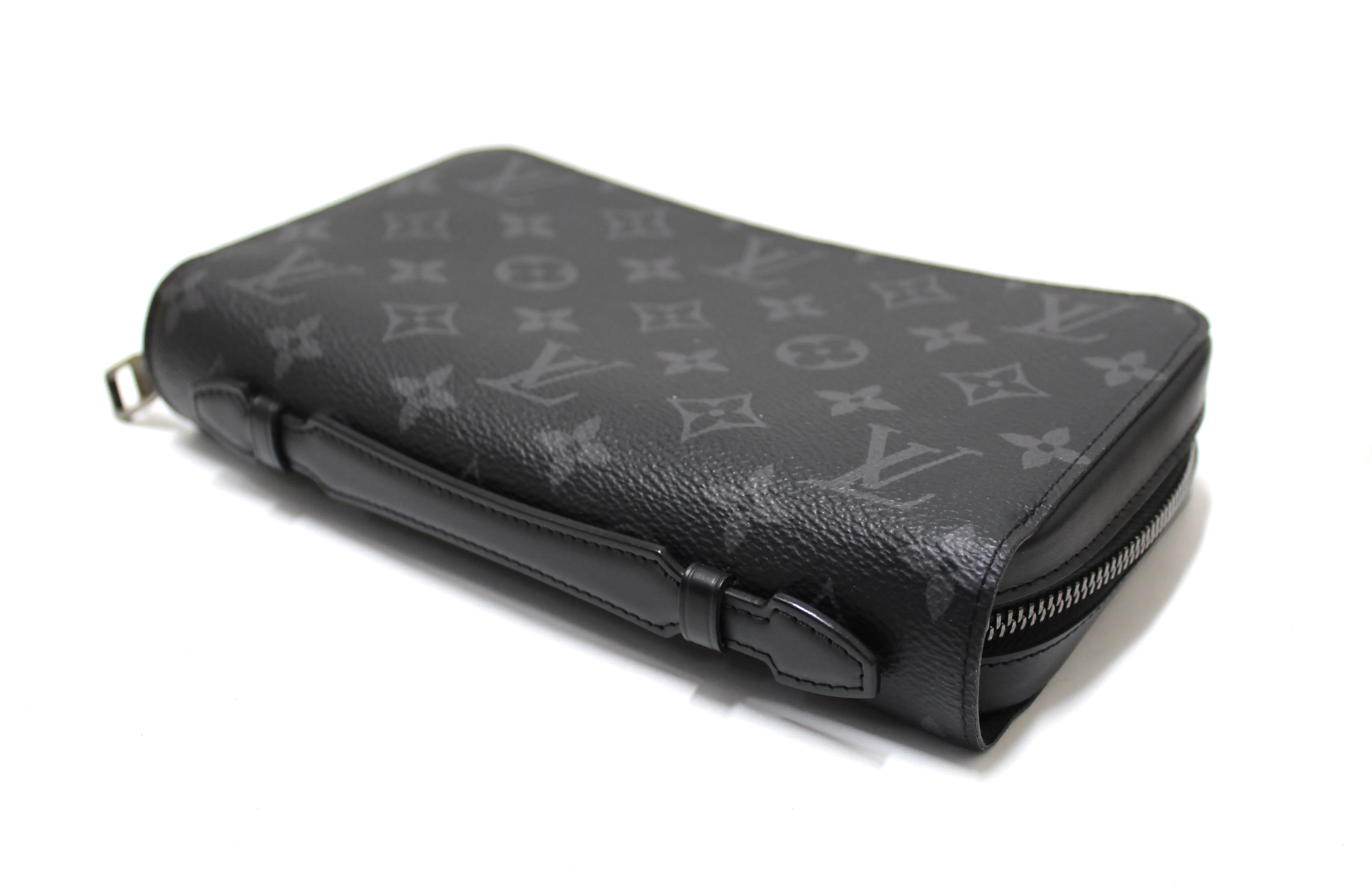 Authentic Louis Vuitton Monogram Eclipse Zippy XL Wallet