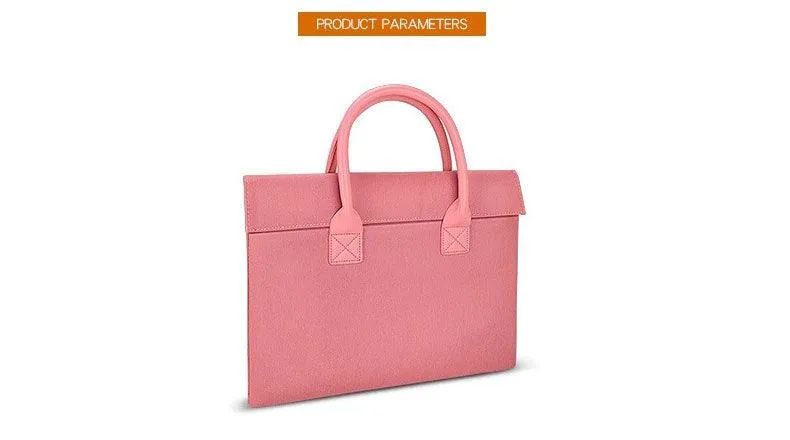 Authentic New Style Collection Portable Laptop Bag- Pink