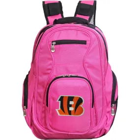 Bengals Backpack | Cincinnati Bengals Laptop Backpack- Pink