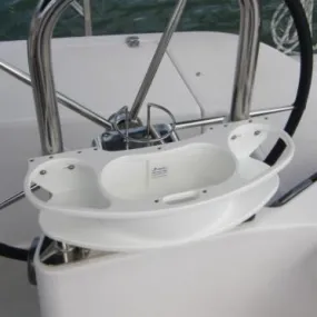 Boat Pedestal Organizer Permanently Mounted | V0027