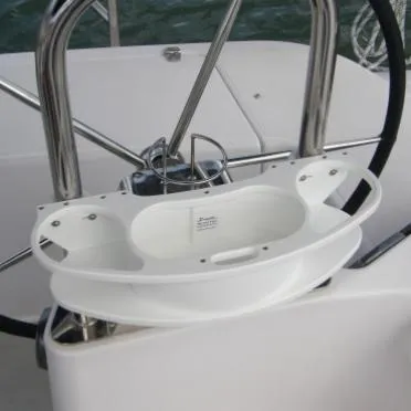 Boat Pedestal Organizer Permanently Mounted | V0027