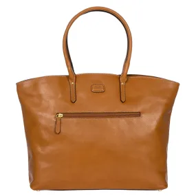 Bric's Life Pelle Ladies Business Tote Cognac