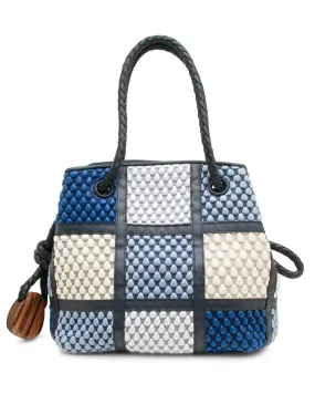 Bucket Patchwork Bag in Ocean