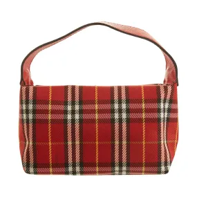 Burberry Red Plaid Mini Top Handle Bag