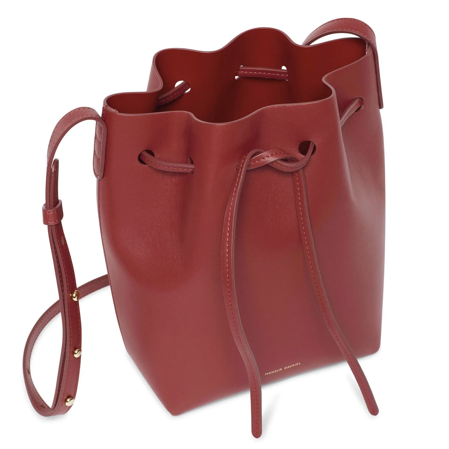 Calf Mini Bucket Bag - Rococo