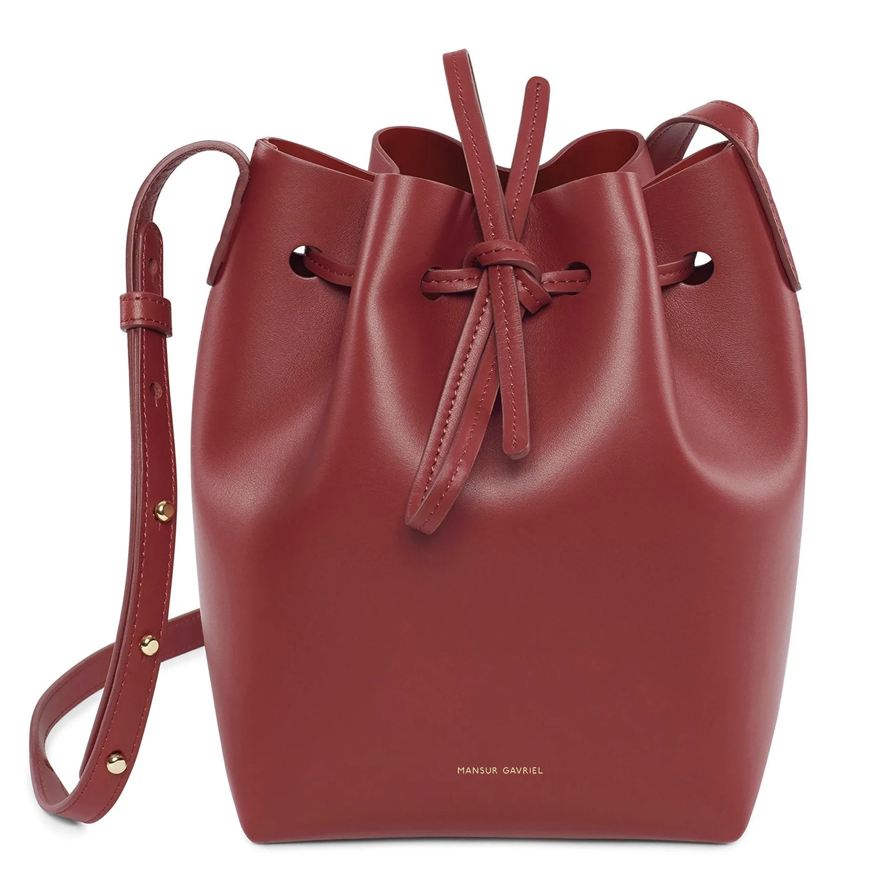 Calf Mini Bucket Bag - Rococo