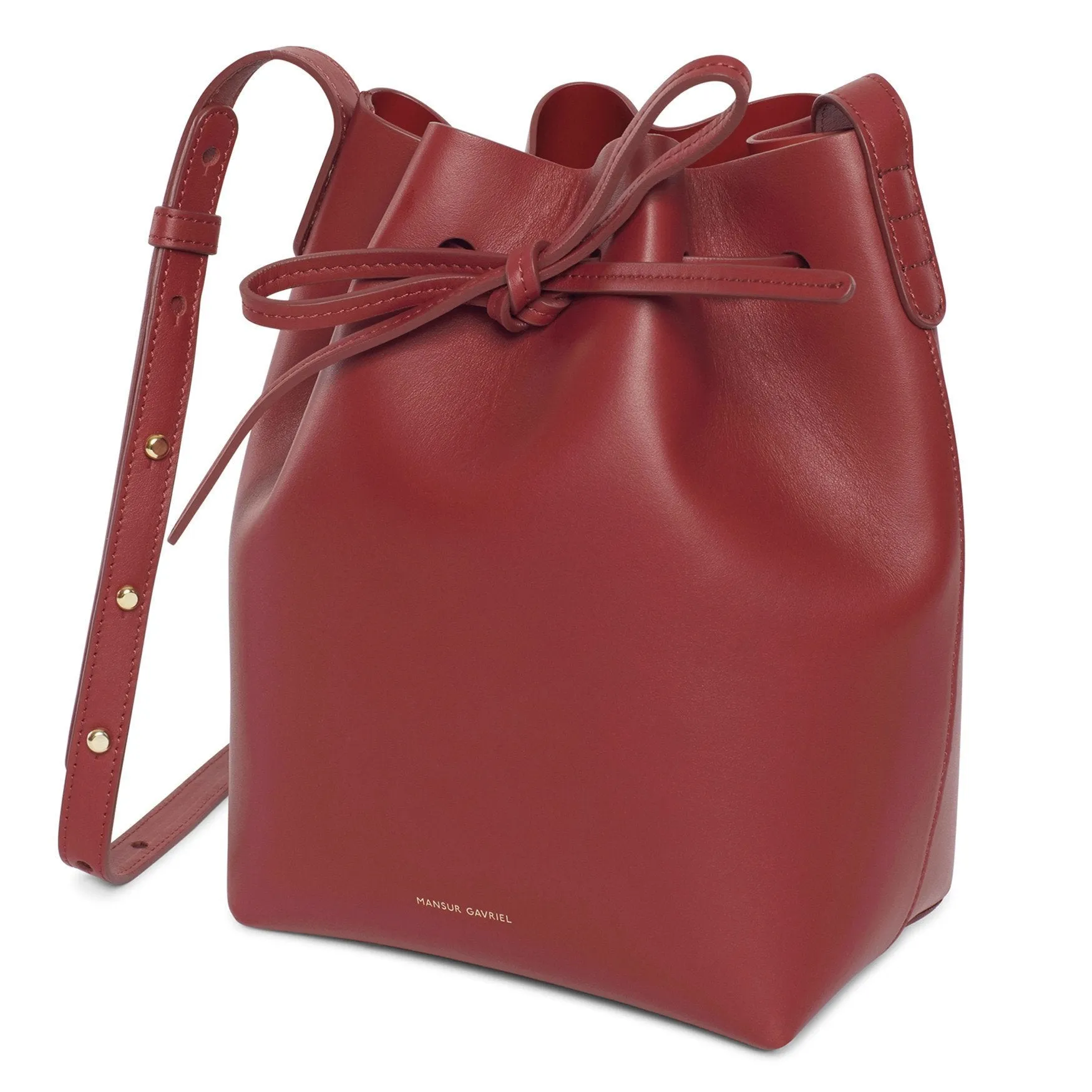 Calf Mini Bucket Bag - Rococo