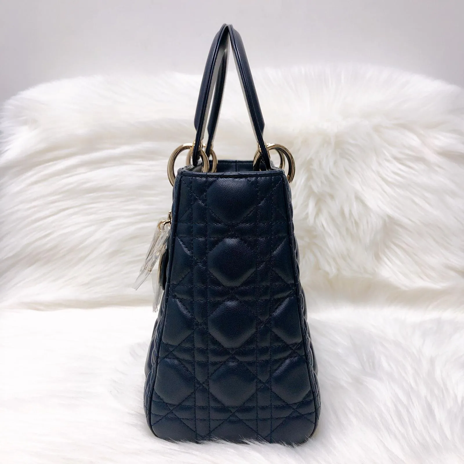 Cannage Lambskin Lady Dior Medium