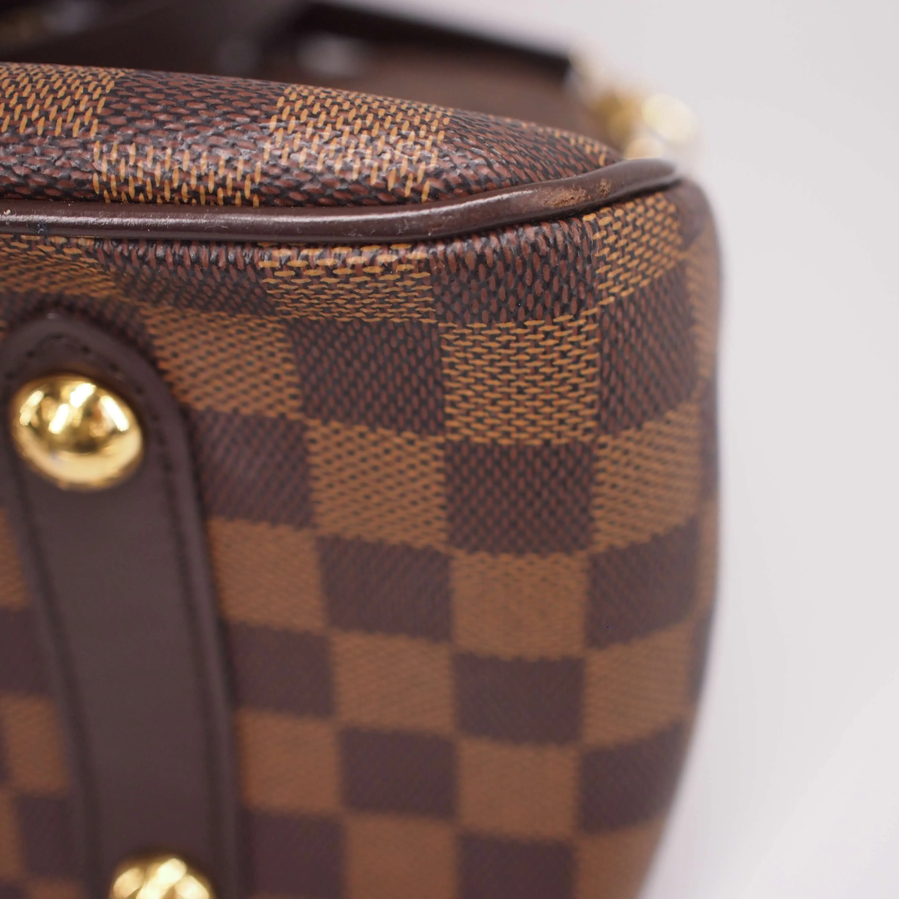 Canvas Cabas Rosebery Bag in Damier Ebene