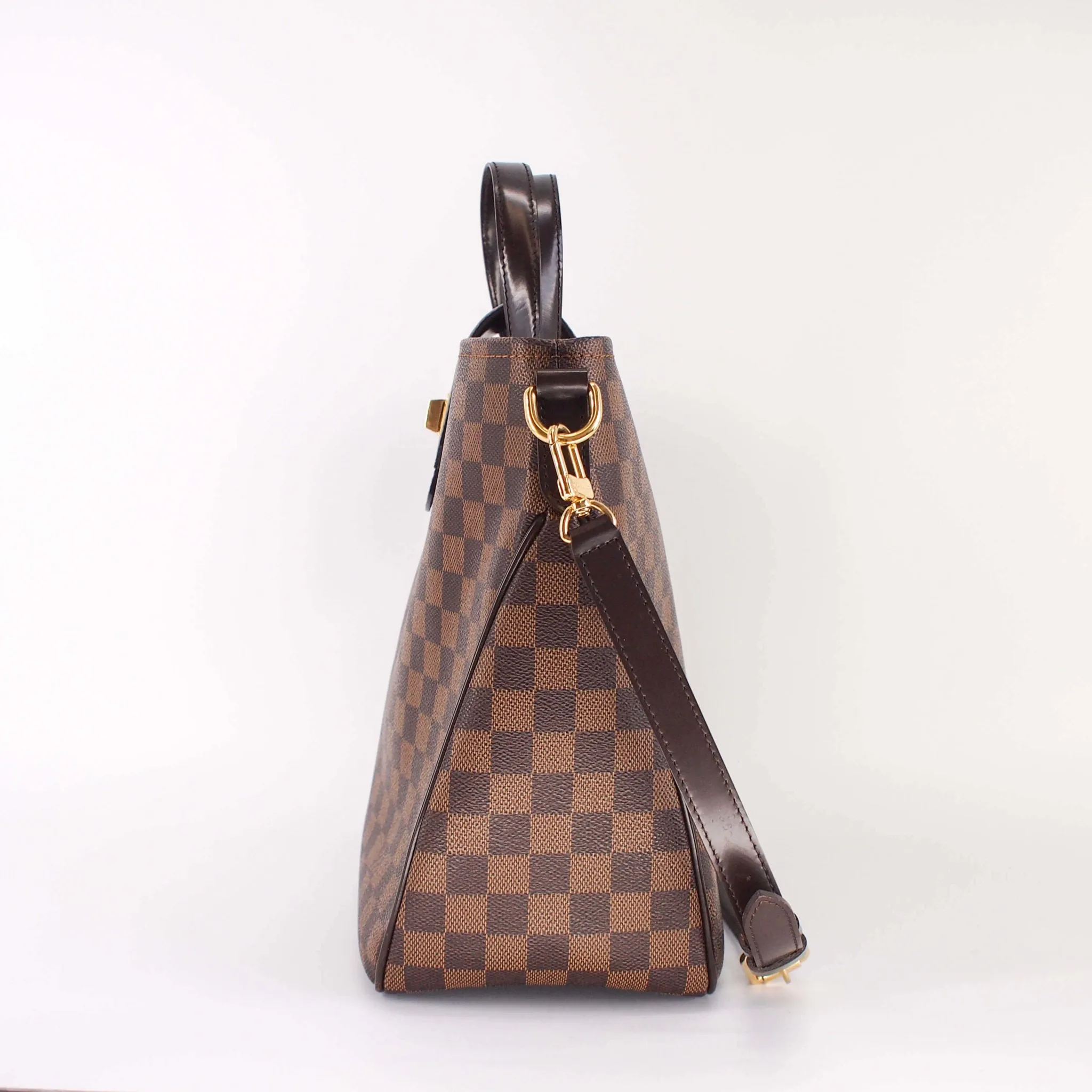 Canvas Cabas Rosebery Bag in Damier Ebene