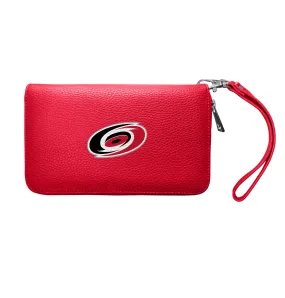 Carolina Hurricanes Zip Organizer Wallet Pebble