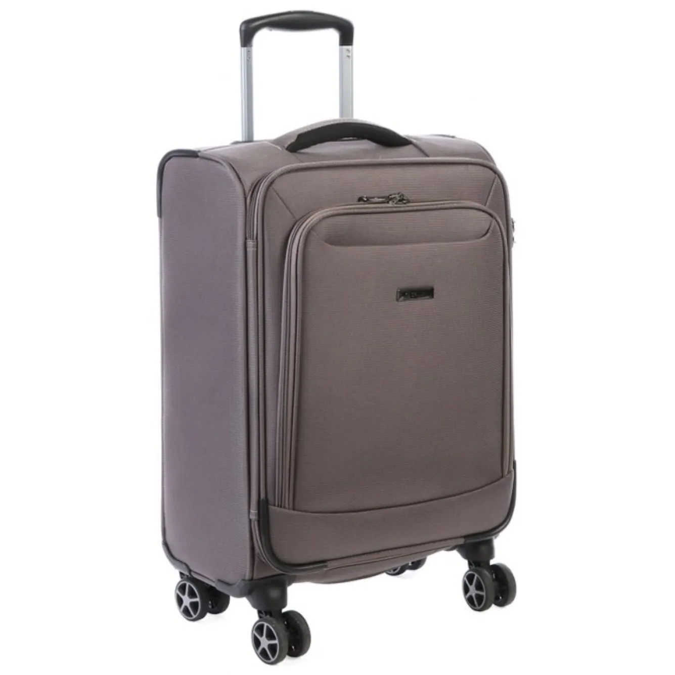 Cellini Optima 55cm 4 Wheel Cabin Trolley Black (5 Year Warranty)