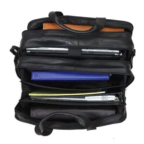 Claire Chase Executive Briefcase Extra Wide Assorted Colors