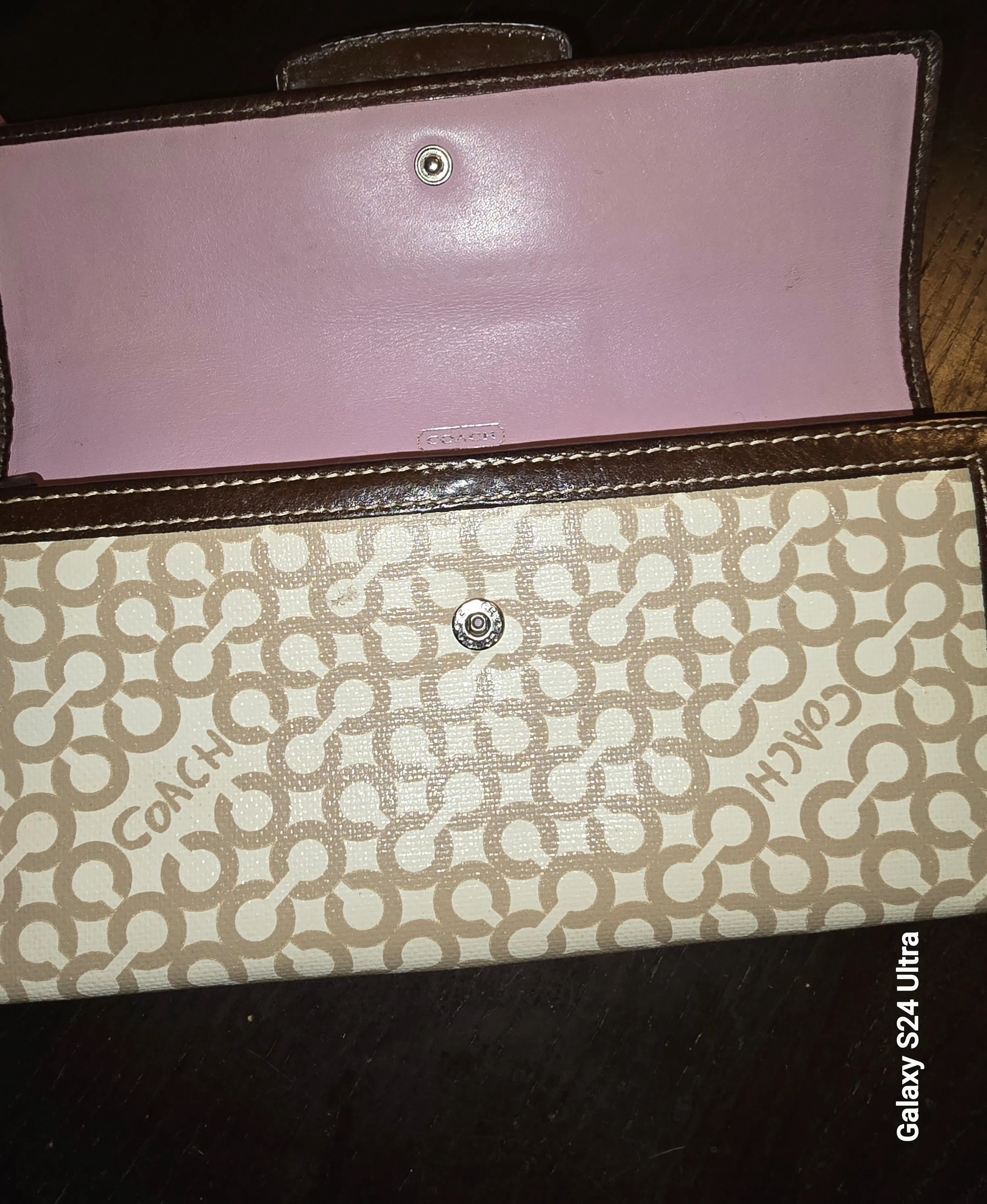 Coach Graffiti Wallet Organizer Clutch