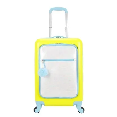 Crckt Tween Hardside Carry On Spinner Suitcase - Iridescent Yellow