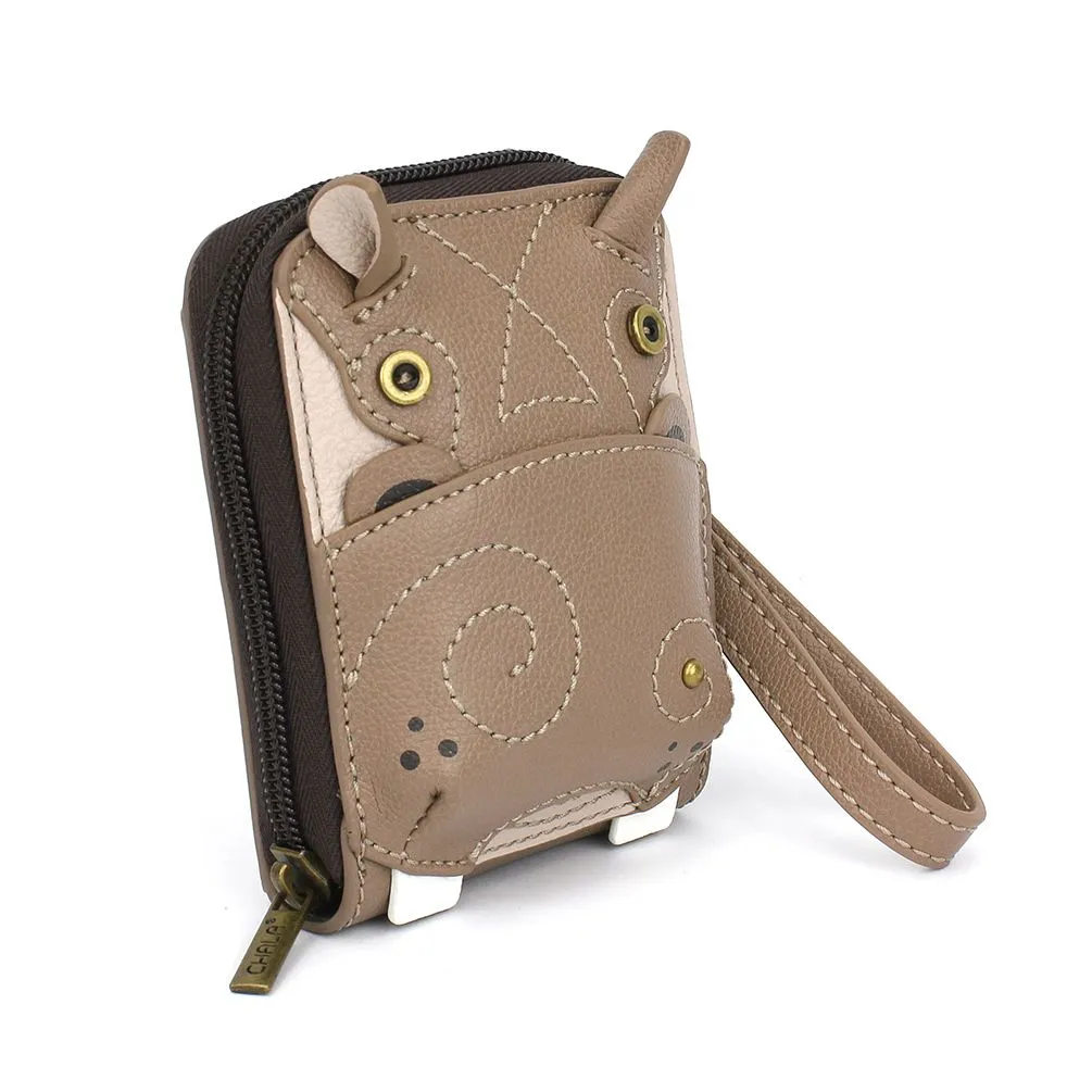 Cute-C - Credit Card Holder / Wallet Wristlet - Hippo