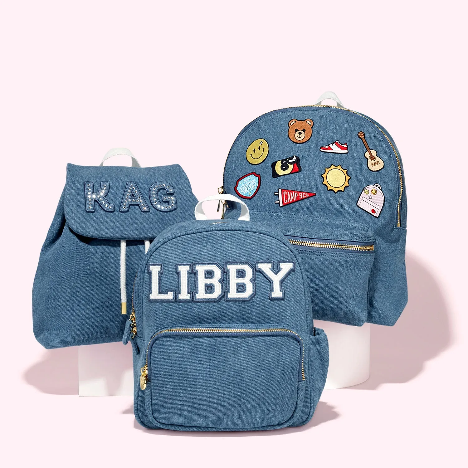 Denim Backpack