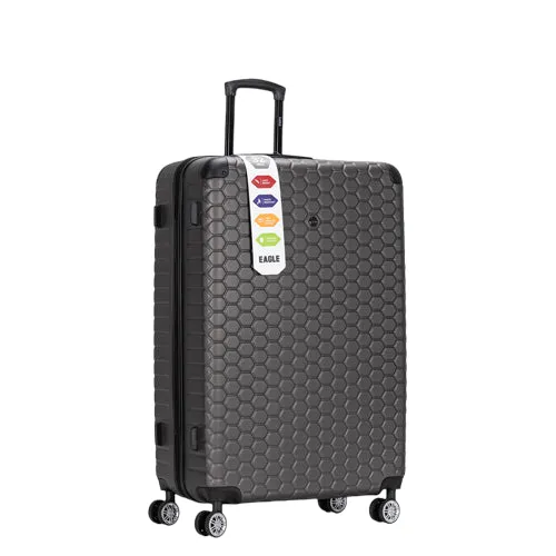 Eagle London Hexagon ABS Trolley Case - 26" Medium Size