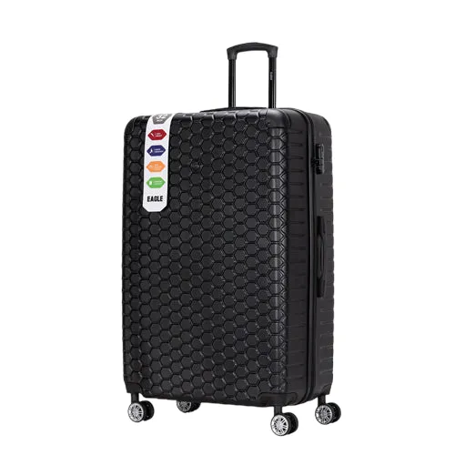 Eagle London Hexagon ABS Trolley Case - 26" Medium Size