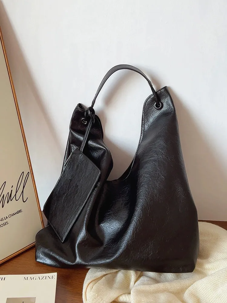 Elena Handbags Simple Leather Tote Bag (Copy)