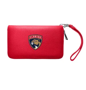 Florida Panthers Zip Organizer Wallet Pebble