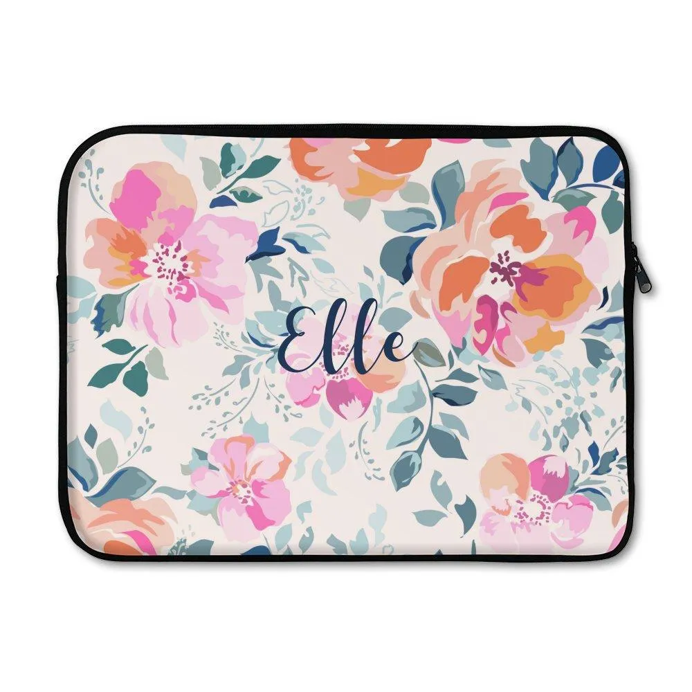 Flower Laptop Sleeve - Medium