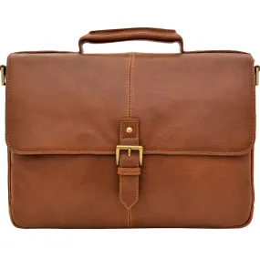 HIDESIGN Charles 15" Laptop Compatible Leather Briefcase