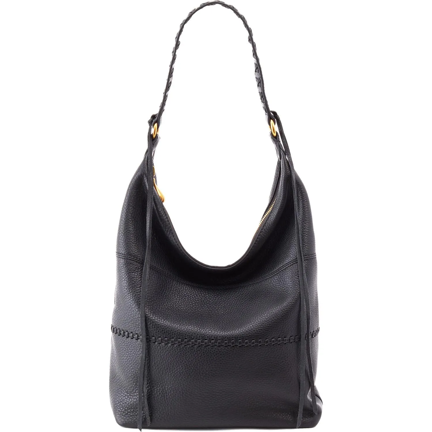 Hobo Entwine Black Leather