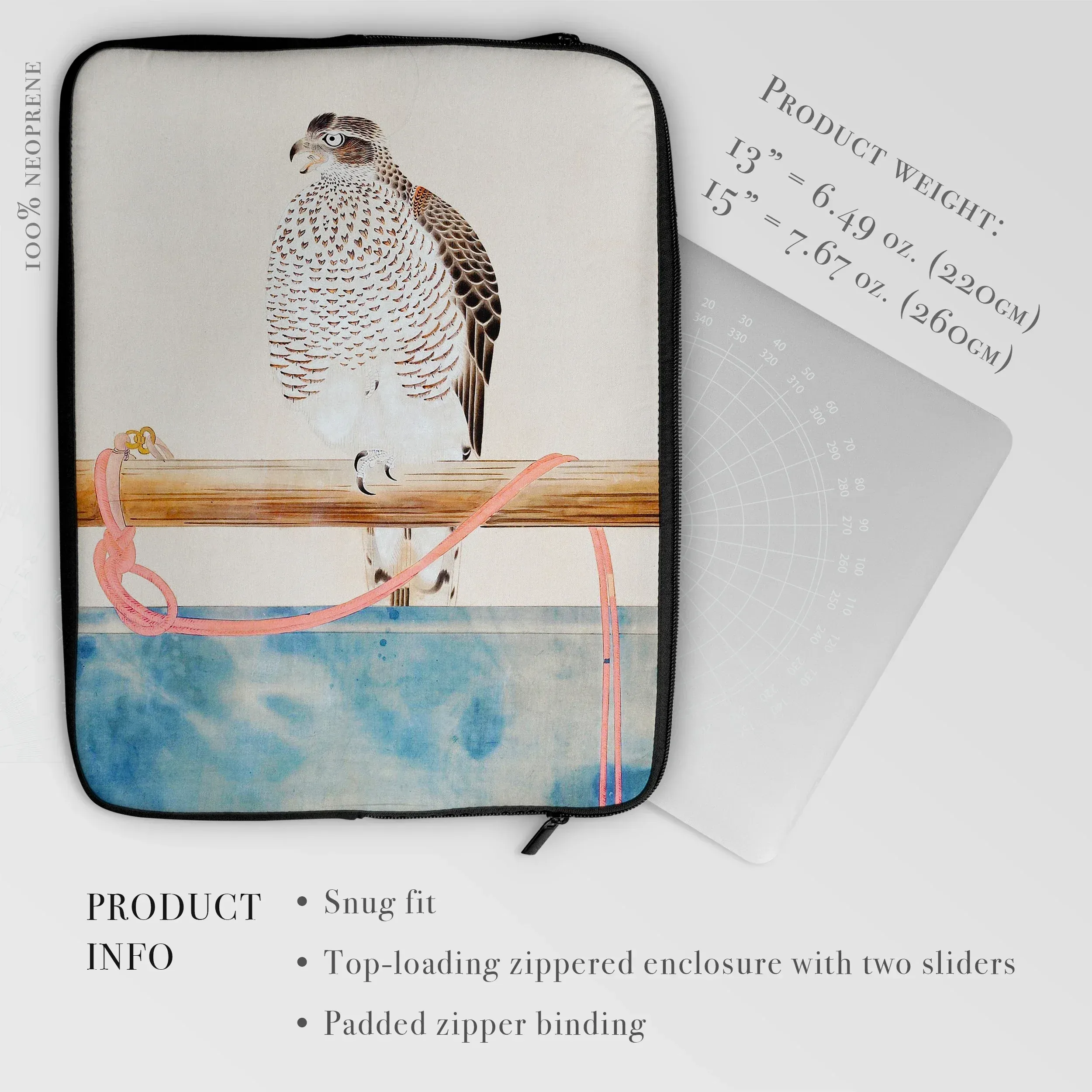 Japanese Hawk - Tosa Mitsuoki Laptop Sleeve