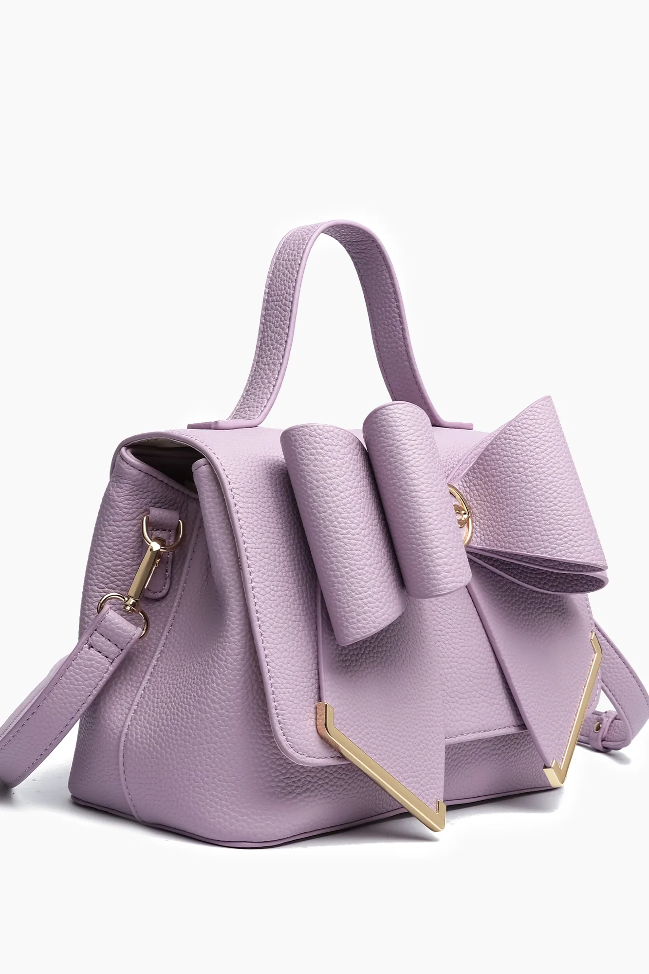 Jasmine Bowtie Crossbody Purple Bag