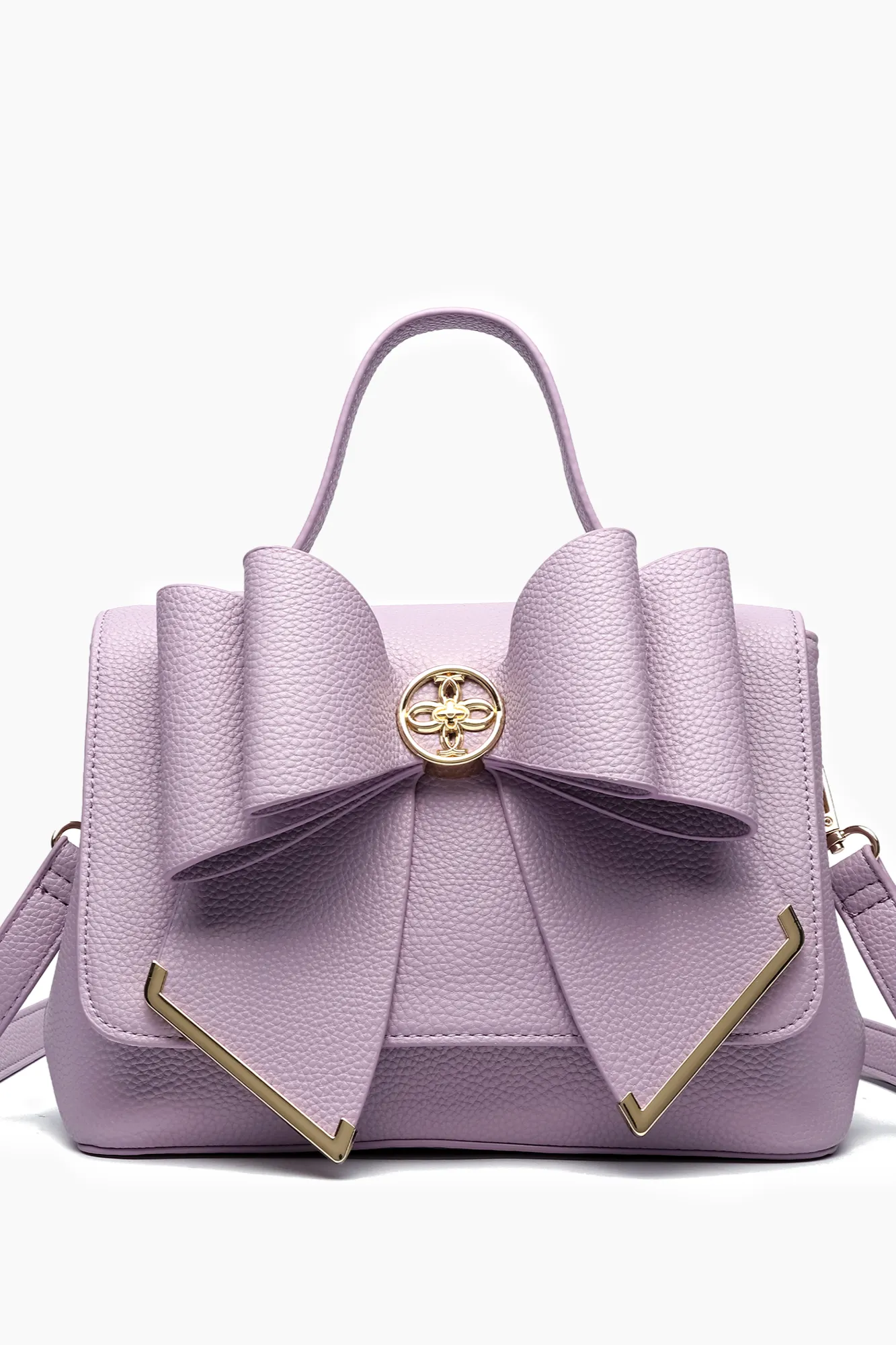 Jasmine Bowtie Crossbody Purple Bag