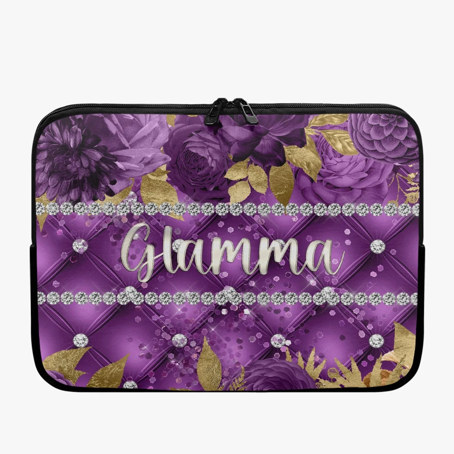 Laptop Sleeve - without handles - Purple Floral - Glamma