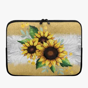 Laptop Sleeve - without handles - Sunflowers