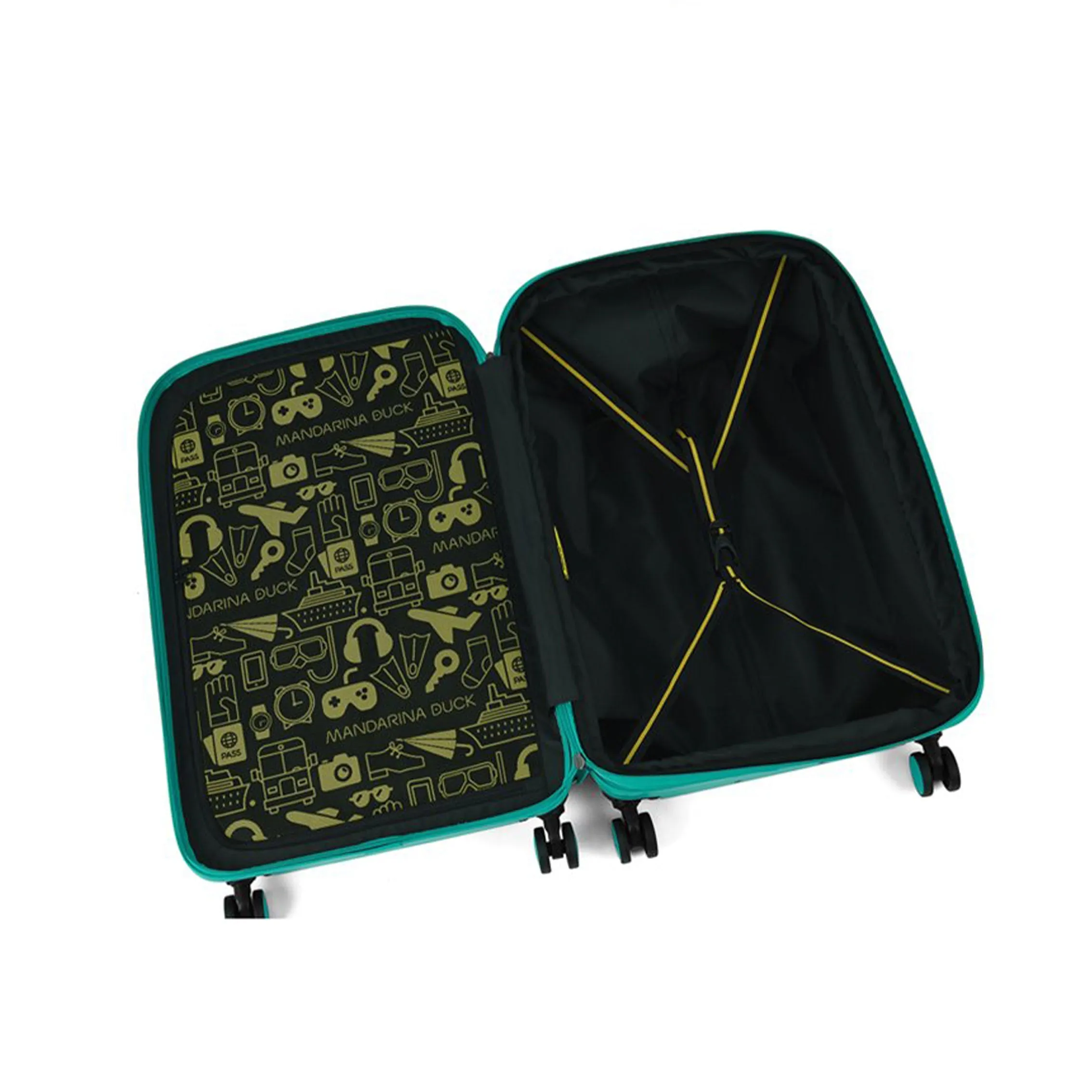 Logoduck Cabin & Large Expandable Trolley Set