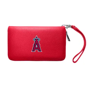 Los Angeles Angels Zip Organizer Wallet Pebble