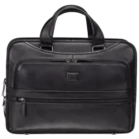 Mancini Milan Triple Compartment Briefcase for 15.6” Laptop / Tablet