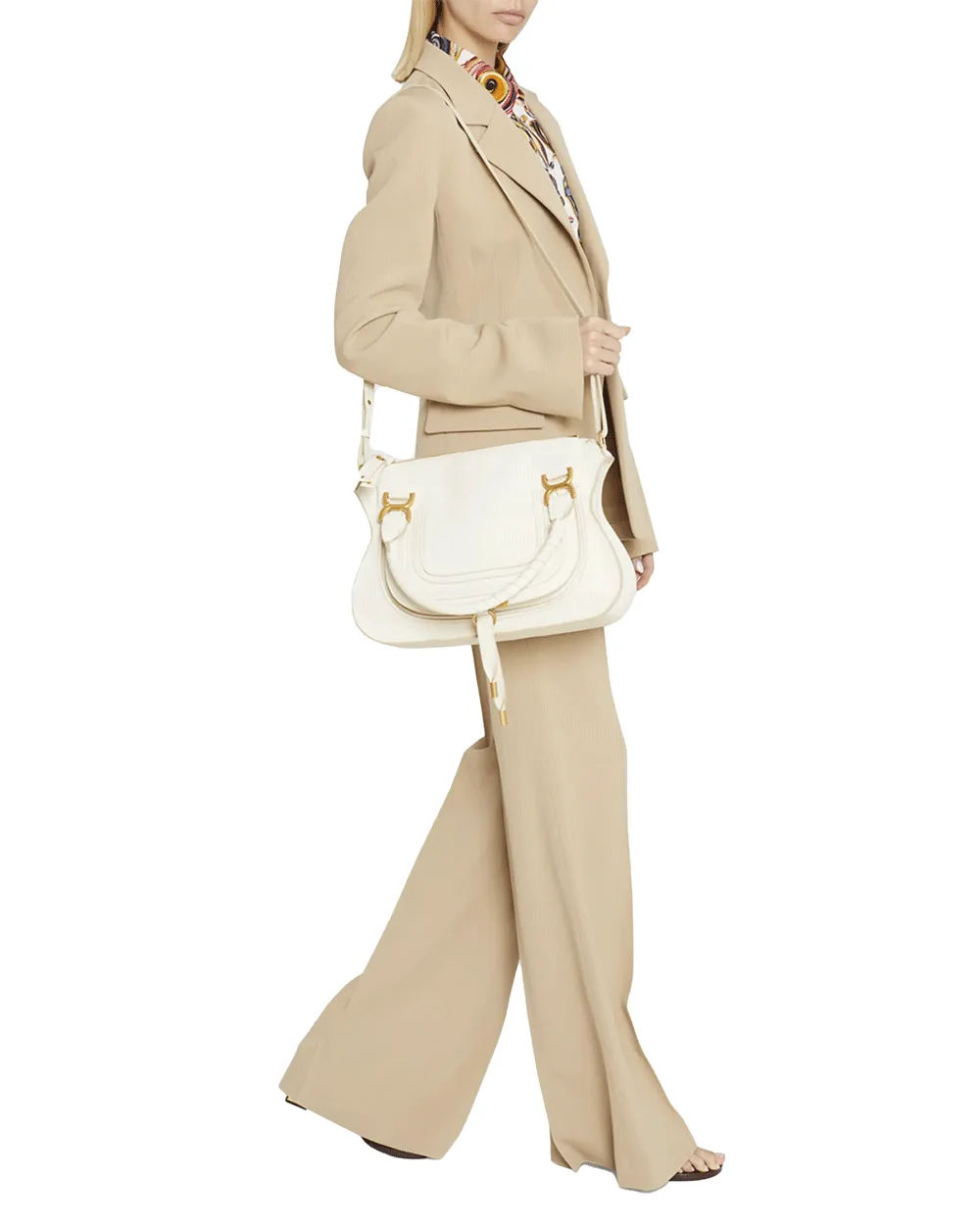 Marcie Medium Bag in Ivory