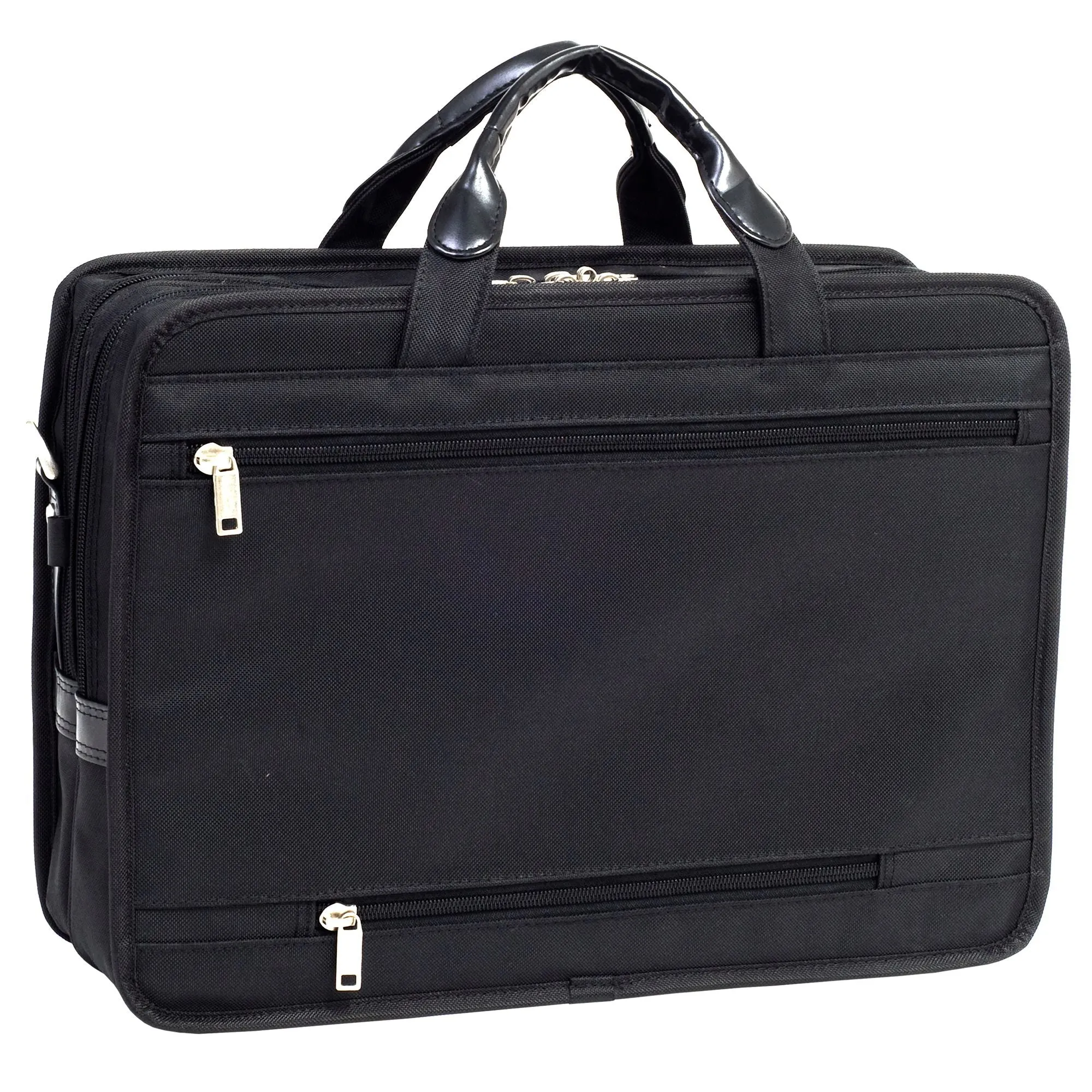 McKlein ELSTON | 15” Nylon Dual-Compartment Laptop Briefcase