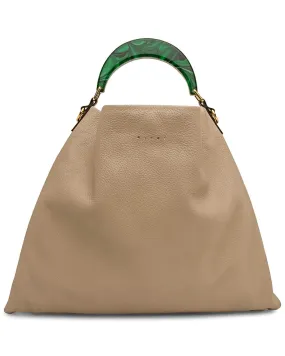 Medium Hobo Bag in Camel