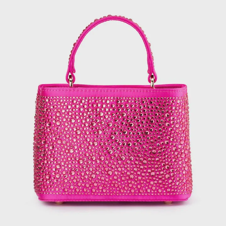 OB6484 DANIELLA HOTFIX TOP HANDLE BAG