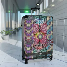 Opulence Pearls Suitcase 3 Sizes Carry-on Suitcase Luxury Pearls Luggage Hard Shell Suitcase  | XTQ1002