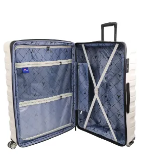 Pierre Cardin Hard Shell Suitcase Medium 70cm - Snow