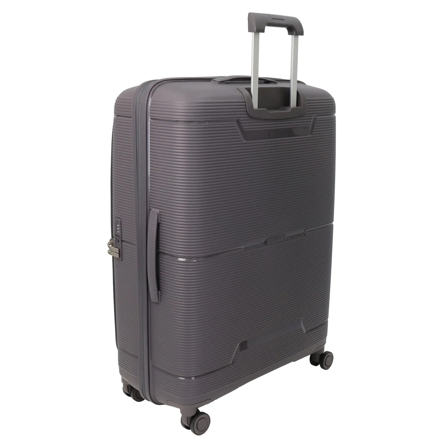 Pierre Cardin - PC3939M Front opening 69cm Medium Hard Shell Suitcase - Graphite