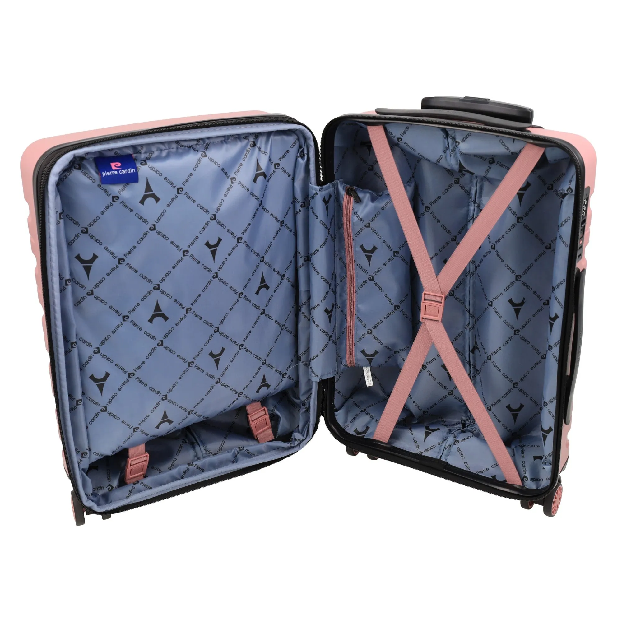 Pierre Cardin - PC3941C 54cm Small Cabin Hard Shell Suitcase - Rose