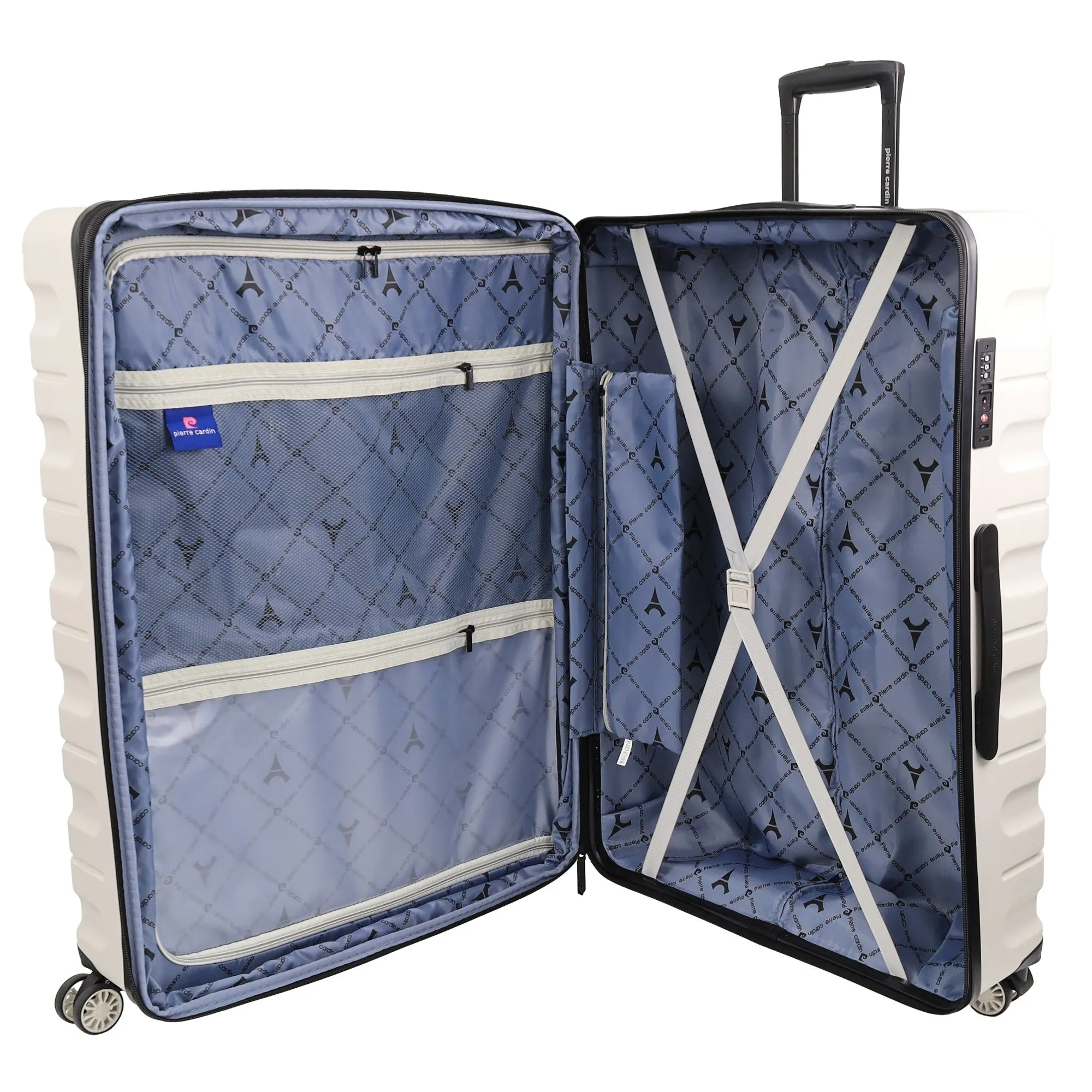 Pierre Cardin - PC3941L 80cm Large Hard Shell Suitcase - Snow